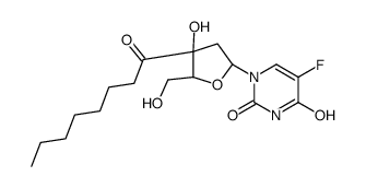 3'-octanoyl-5-fluoro-2'-deoxyuridine Structure