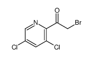 2-bromo-1-(3,5-dichloropyridin-2-yl)ethanone Structure