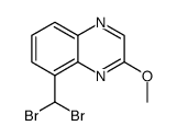 8-(dibromomethyl)-2-methoxyquinoxaline Structure