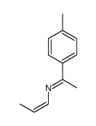 1-(4-methylphenyl)-N-prop-1-enylethanimine Structure