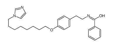 N-[2-[4-(8-imidazol-1-yloctoxy)phenyl]ethyl]benzamide Structure