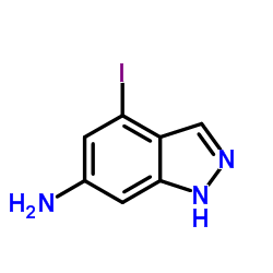 4-Iodo-1H-indazol-6-amine structure