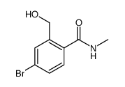 Benzamide, 4-bromo-2-(hydroxymethyl)-N-methyl结构式