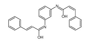 3-phenyl-N-[3-(3-phenylprop-2-enoylamino)phenyl]prop-2-enamide Structure