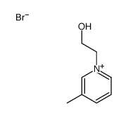 2-(3-methylpyridin-1-ium-1-yl)ethanol,bromide Structure