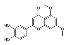 5,7-Dimethoxyluteolin Structure