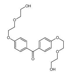 bis[4-[2-(2-hydroxyethoxy)ethoxy]phenyl]methanone Structure