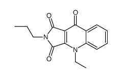 4-ethyl-2-propylpyrrolo[3,4-b]quinoline-1,3,9-trione Structure