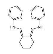 1,2-Cyclohexanedione bis[N2-(2-pyridyl)hydrazone] Structure