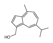 (4-methyl-7-propan-2-ylazulen-1-yl)methanol结构式