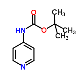 tert-Butyl pyridin-4-ylcarbamate Structure