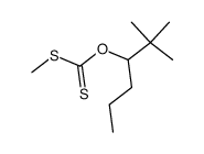 dithiocarbonic acid O-(1-tert-butyl-butyl ester)-S-methyl ester Structure