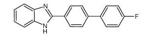 2-[4'-(4-fluorophenyl)phenyl]-1H-benzimidazole结构式