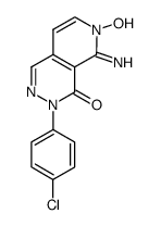 3-(4-chlorophenyl)-6-hydroxy-5-imino-5,6-dihydro-3H-pyrido[3,4-d]pyridazin-4-one Structure