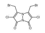 4,6-dibromomethyl-3,7-dimethyl-1,5-diazabicyclo[3.3.0]octa-3,6-diene-2,8-dione Structure