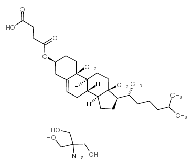 胆甾醇半琥珀酸酯 三羟甲基氨基甲烷盐结构式