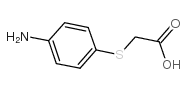 2-(4-AMINOPHENYLTHIO)ACETIC ACID Structure