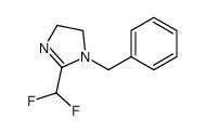 1-苄基-2-(二氟甲基)-4,5-二氢-1H-咪唑结构式