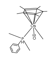 {(η5-C5Me5)Os(CO)(PMe2Ph)Me}结构式