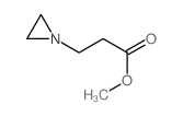 1-Aziridinepropanoicacid, methyl ester Structure