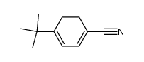 4-(tert-butyl)cyclohexa-1,3-dienecarbonitrile结构式
