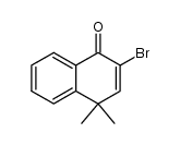 2-bromo-4,4-dimethyl-4H-naphthalen-1-one Structure