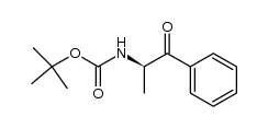 (R)-N-(1-Methyl-2-oxo-2-phenylethyl)carbamidsaeure-(tert-butyl)ester结构式