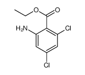 ethyl 2-amino-4,6-dichlorobenzoate结构式