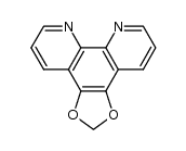 1,10-phenanthroline[5,6-d]-1,3-dioxole Structure