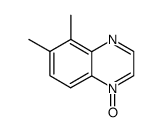 Quinoxaline,5,6-dimethyl-,1-oxide structure