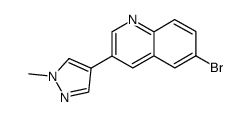 6-bromo-3-(1-methyl-1H-pyrazol-4-yl)quinoline图片