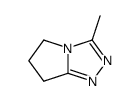 5H-Pyrrolo[2,1-c]-1,2,4-triazole,6,7-dihydro-3-methyl-(9CI) structure