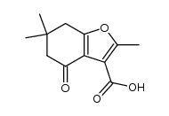 2,6,6-trimethyl-4-oxo-4,5,6,7-tetrahydrobenzofuran-3-carboxylic acid picture