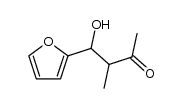 4-(furan-2-yl)-4-hydroxy-3-methylbutan-2-one结构式