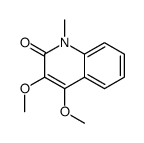 3,4-dimethoxy-1-methylquinolin-2-one结构式