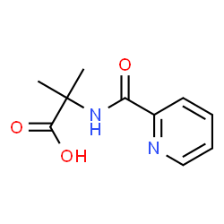 Alanine,2-methyl-N-(2-pyridinylcarbonyl)-结构式