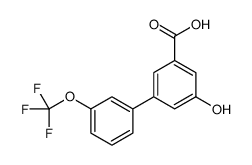 3-hydroxy-5-[3-(trifluoromethoxy)phenyl]benzoic acid结构式