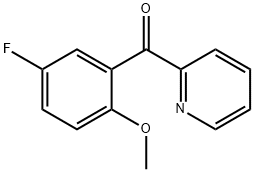 2-(5-fluoro-2-methoxybenzoyl)pyridine Structure