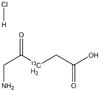 [3-13C]-5-氨基乙酰丙酸盐酸盐结构式