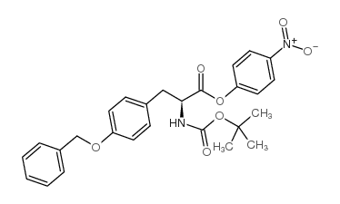 BOC-O-BENZYL-L-TYROSINE 4-NITROPHENYL ESTER Structure