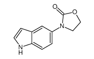 3-(1H-indol-5-yl)oxazolidin-2-one Structure