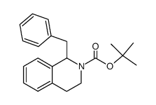 3,4-dihydro-1-phenylmethyl-2(1H)-isoquinolinecarboxylic acid 1,1-dimethylethyl ester Structure