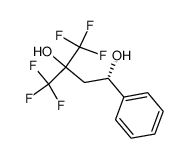 (S)-1-phenyl-3,3-bis(trifluoromethyl)propan-1,3-diol结构式