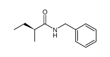 (2S)-2-methyl-N-(phenylmethyl)-butanamide Structure