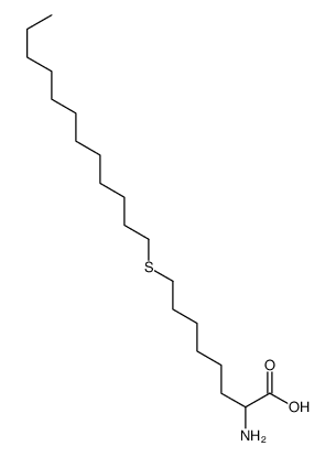 2-amino-8-dodecylsulfanyloctanoic acid结构式
