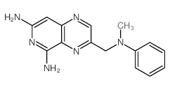 Pyrido[3,4-b]pyrazine-5,7-diamine,3-[(methylphenylamino)methyl]- Structure