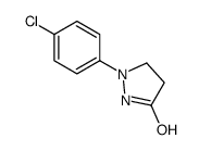 1-(4-Chlorophenyl)-3-pyrazolidinone结构式