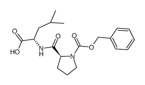 Z-Pro-Leu-OH结构式