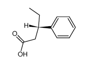 (S)-3-phenylvaleric acid结构式