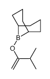 9-(3-methylbut-1-en-2-yloxy)-9-borabicyclo[3.3.1]nonane结构式